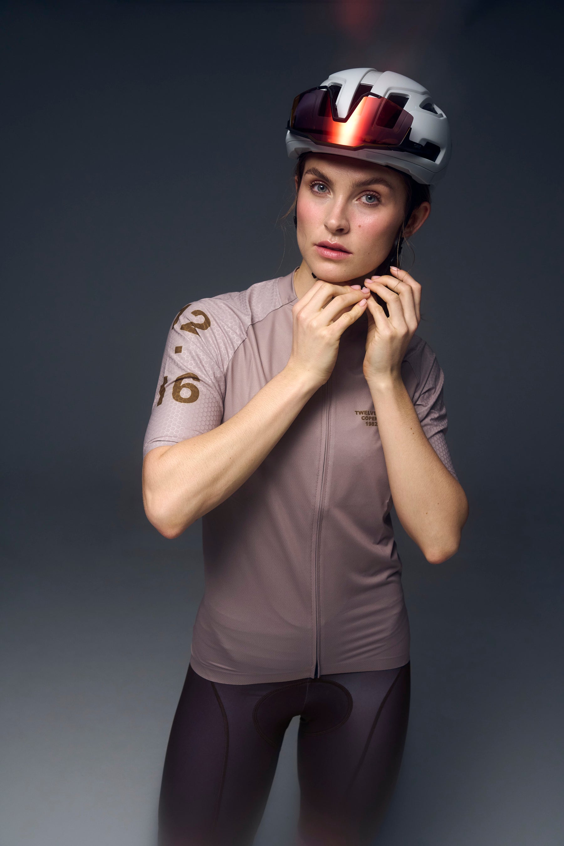 Twelve Sixteen Cykeltrøje Sky Pro Beige Kvinder Fit