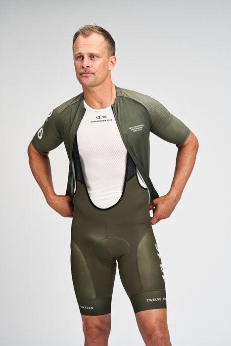 Men's Sky Pro Bibs Recycled Dark Green