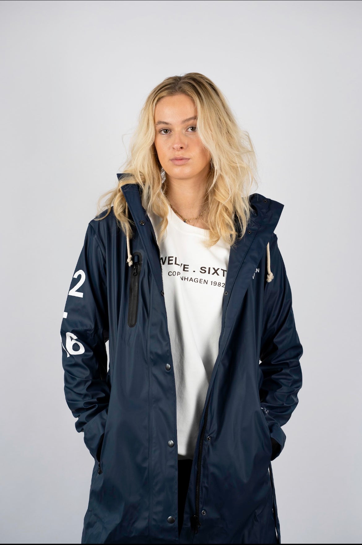 Women's Sky Pro Rainjacket 100% Recycled Blue