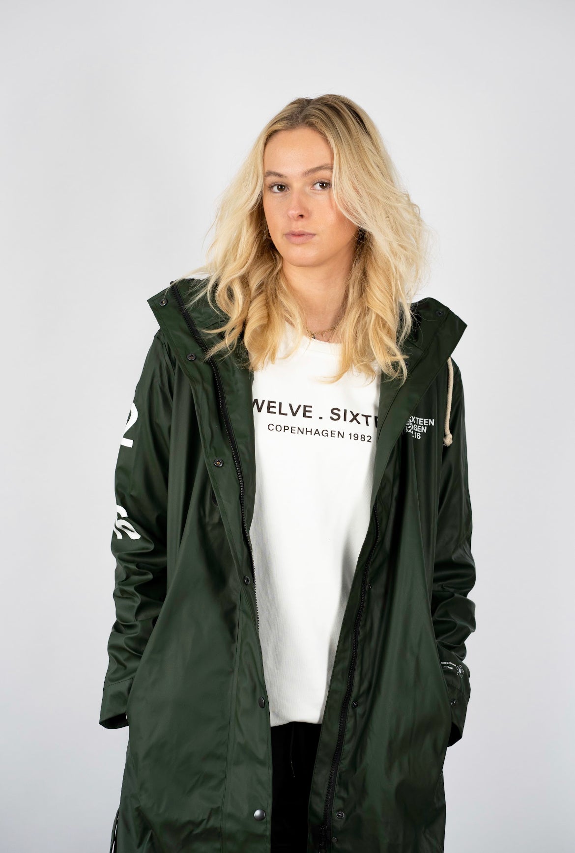 Women's Sky Pro Rainjacket 100% Recycled Green