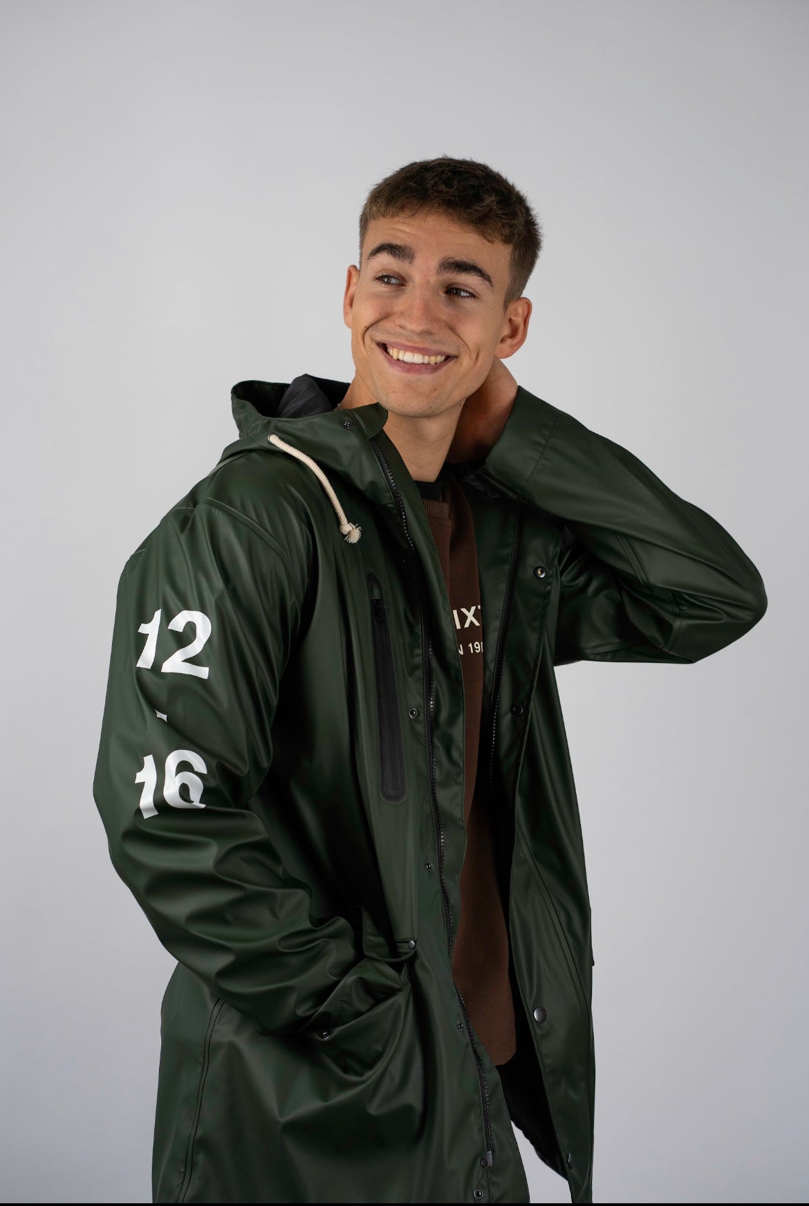 Men's Sky Pro Rainjacket 100% Recycled Dark Green