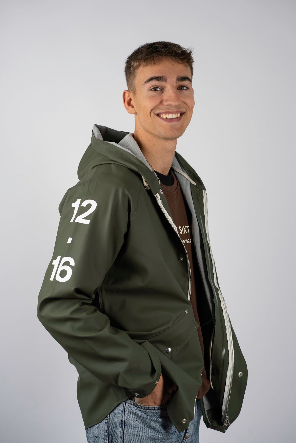 Men's Sky Pro Rainjacket 100% Recycled Dark Green