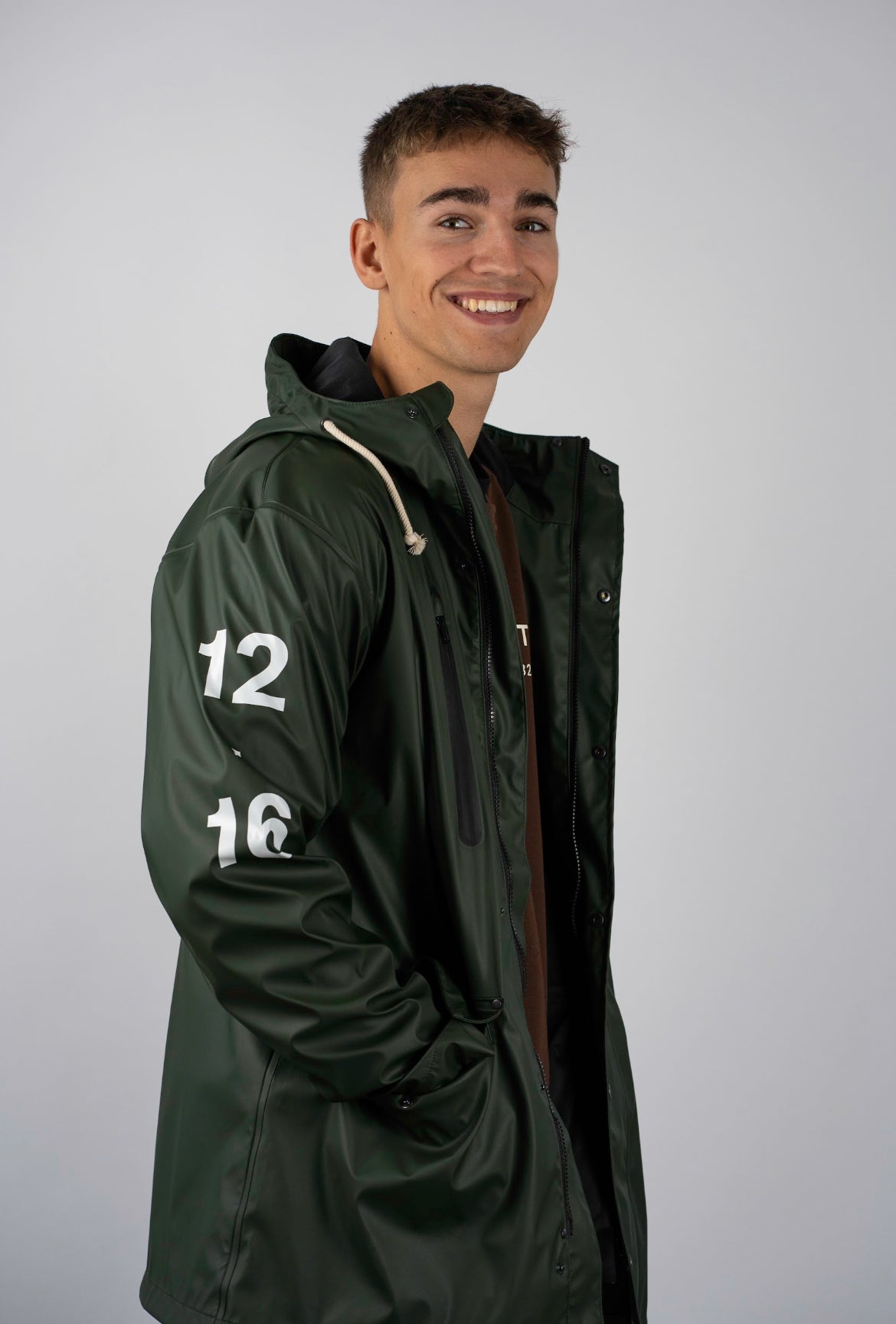 Men's Sky Pro Rainjacket 100% Recycled Dark Green