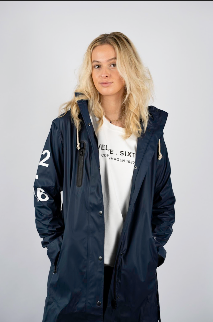 Women's Sky Pro Rainjacket 100% Recycled Blue