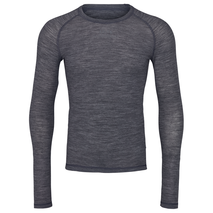 Mens`s Sky Pro Long Baselayer Merino Wool Grey