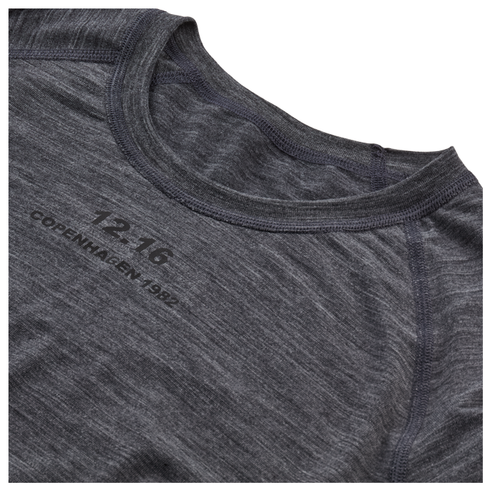 Mens`s Sky Pro Long Baselayer Merino Wool Grey