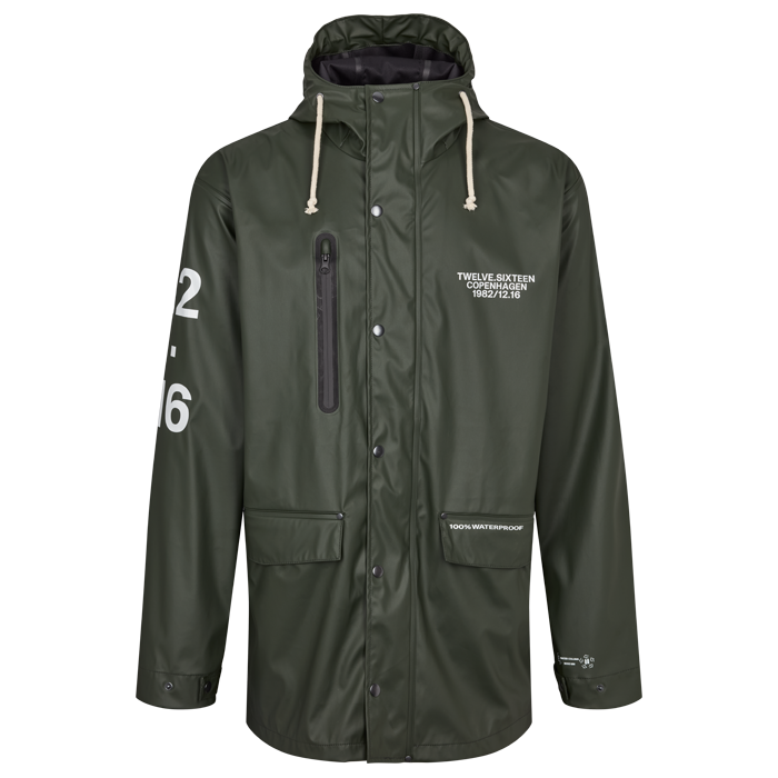 Men's Sky Pro Rainjacket 100% Recycled Dark Green