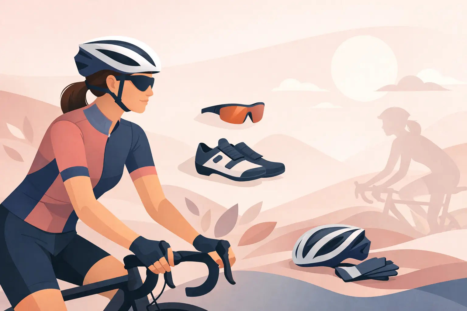 Stilfuldt cykeltøj til kvinder, der virker