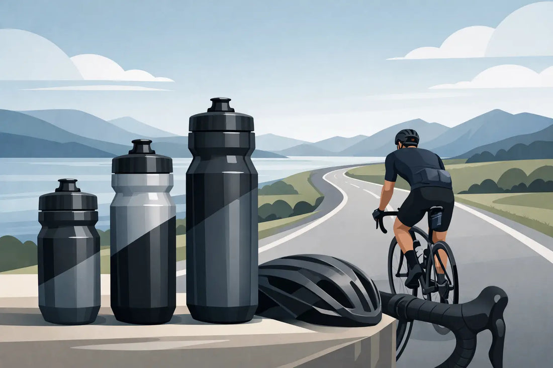 Guide til cykelbidon størrelse på lange ture