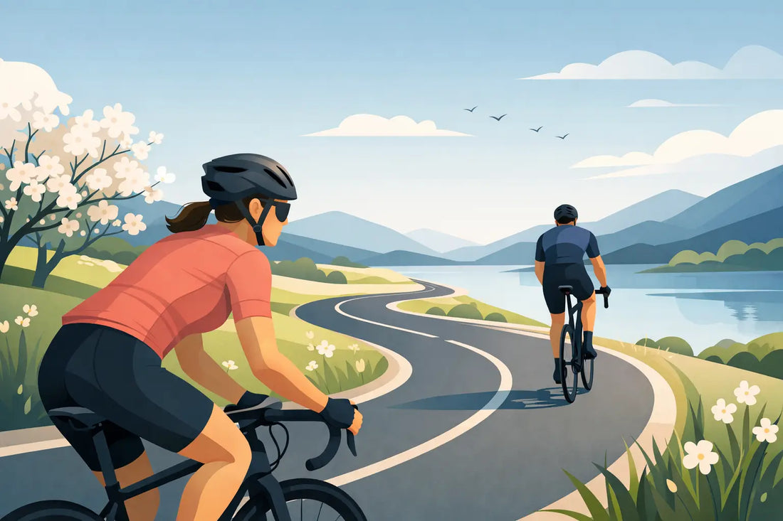 Cykeltøj til forårslag der virker på vejen