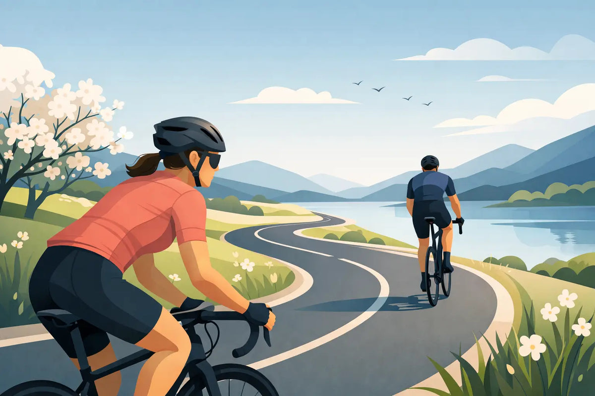 Cykeltøj til forårslag der virker på vejen
