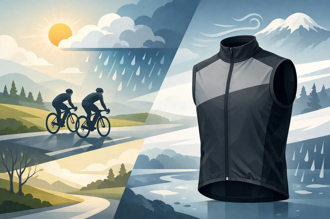 Cykelvest til skiftende vejr - sådan vælger du