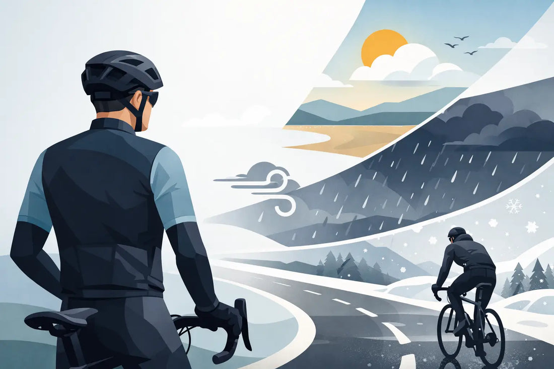 Guide til lag på cykelturen i skiftende vejr