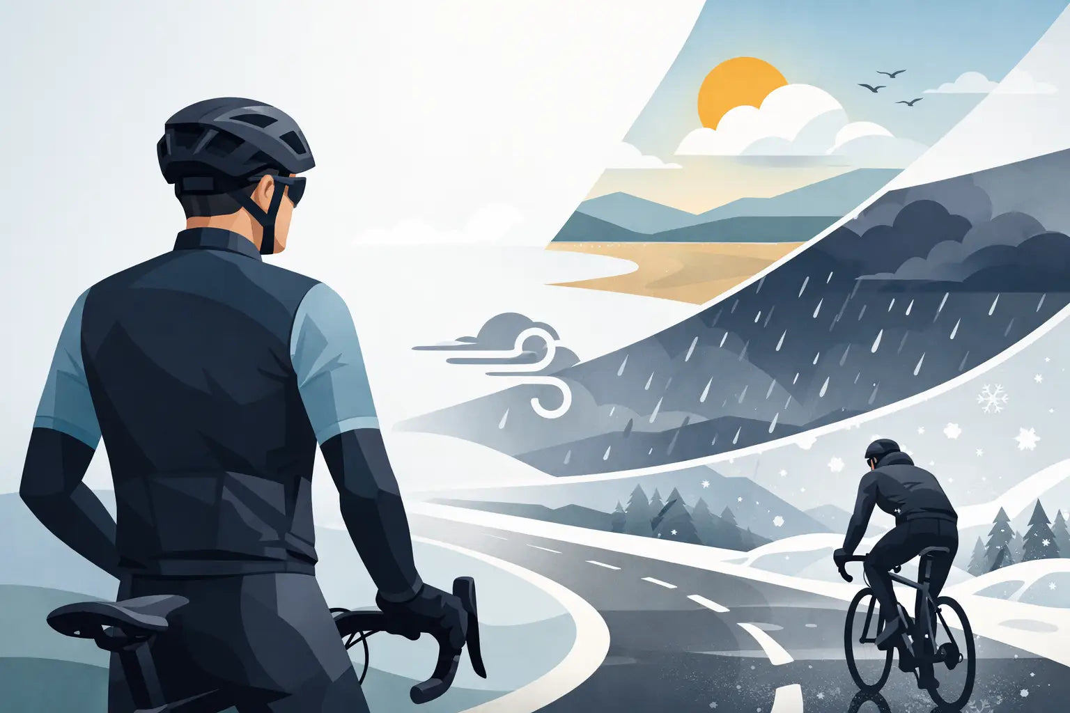 Guide til lag på cykelturen i skiftende vejr