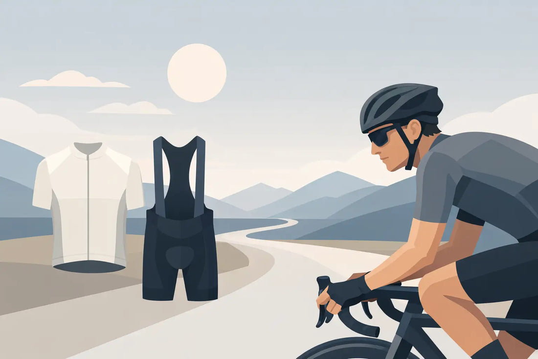Minimalistisk cykeltøj med plads til performance