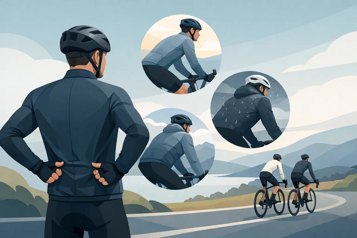 Optimér pasform på cykeljakke til hver tur