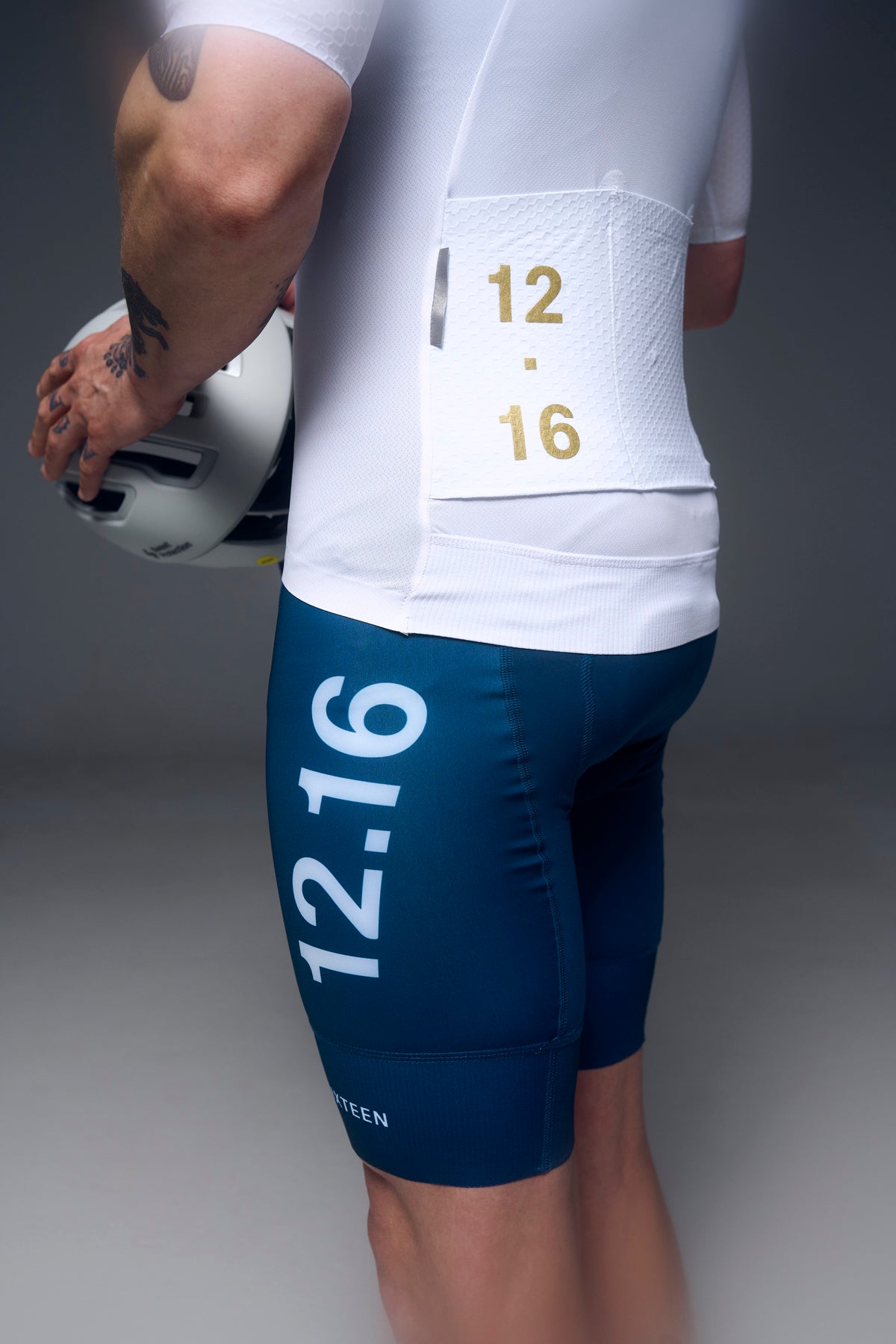 Twelve Sixteen Cykeltrøje Sky Pro Jersey Hvid/guld