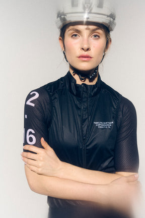 Twelve Sixteen Cykeltrøje Sky Jersey Sort Kvinder Fit