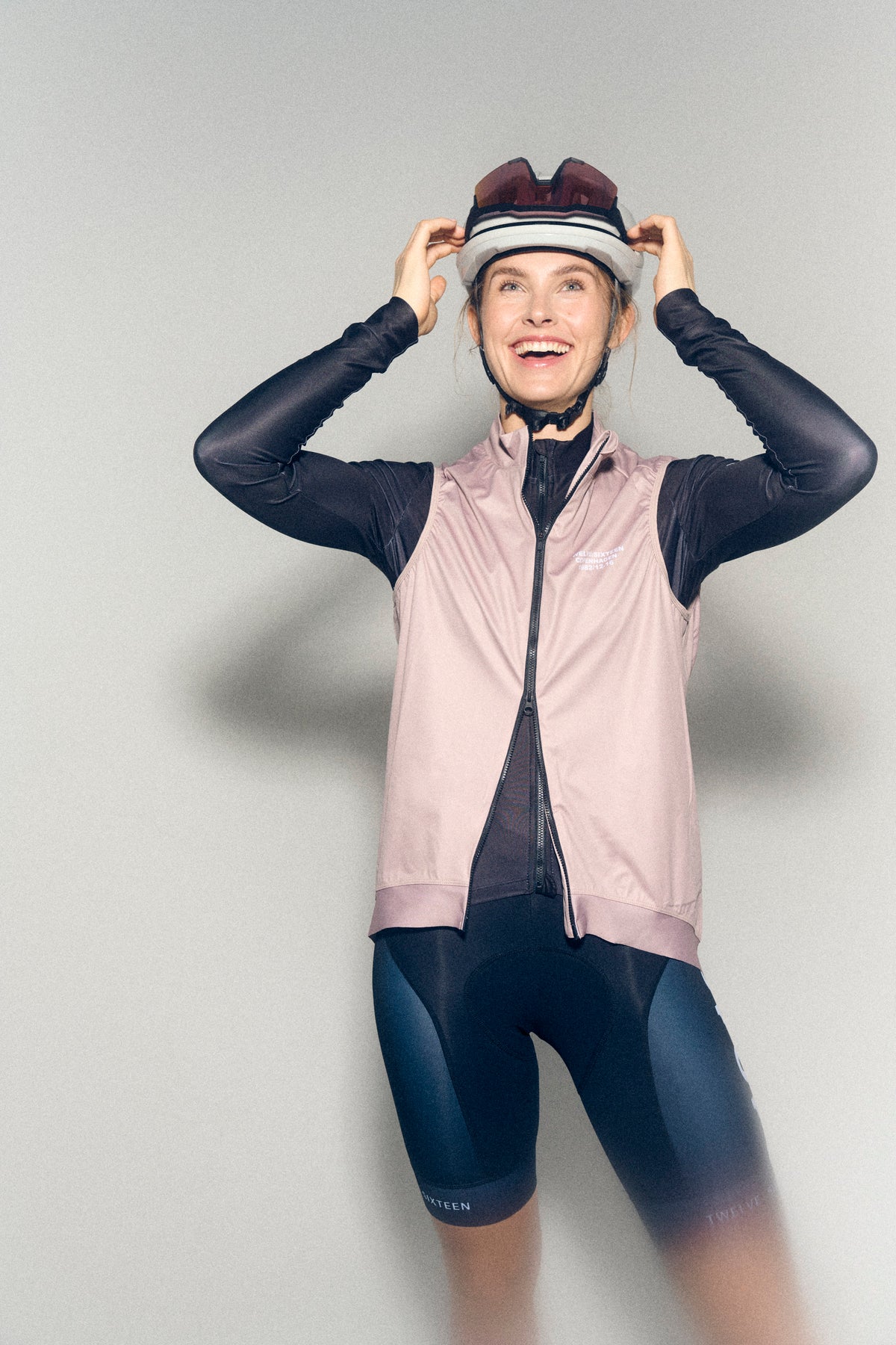 Twelve Sixteen Cykelvest Sky Pro Beige Kvinder Fit
