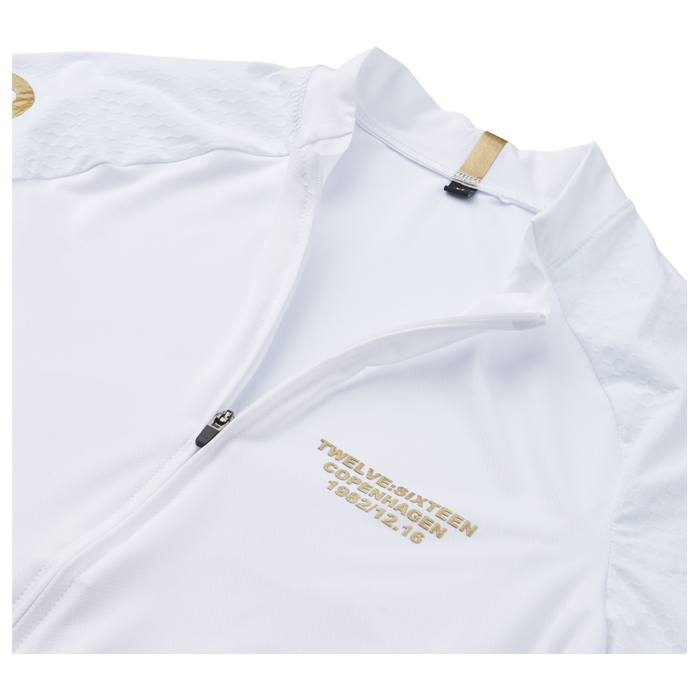 Women's Sky Pro Jersey White/Gold  / Dame Cykeltrøje