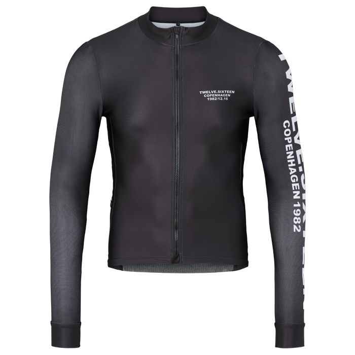 Men Sky Long Jersey Black / Herre Cykeltrøje