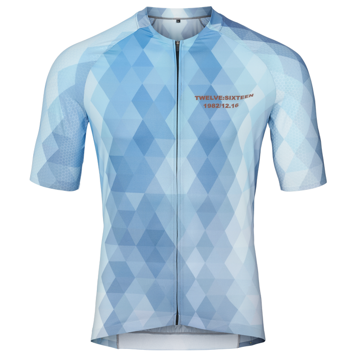 Twelve Sixteen Cykeltrøje  Sky Pro Jersey L. Blue Multi