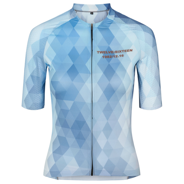 Twelve Sixteen Cykeltrøje Sky Pro Jersey L.Blue kvinder Fit