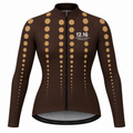 Women's Sky Long Jersey Brown / Cykeltrøje