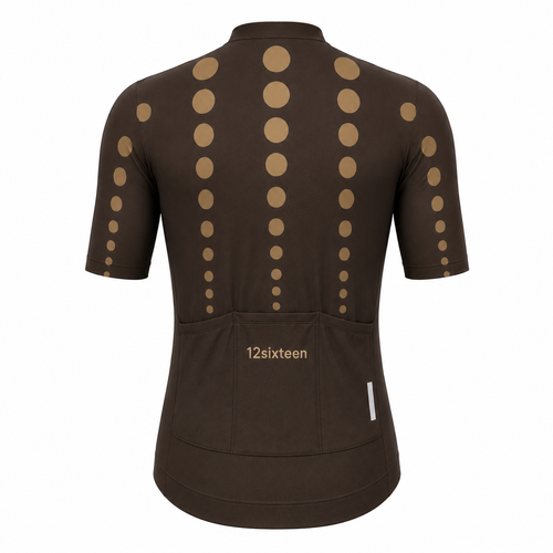 Men's Sky Jersey Dot Brown / Mænd Cykeltrøje