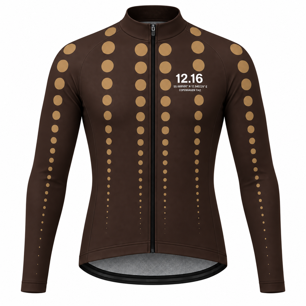 Men's Sky Long Jersey Brown / Cykeltrøje