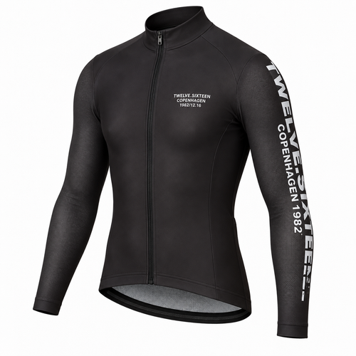 Men Sky Long Jersey Black / Cykeltrøje