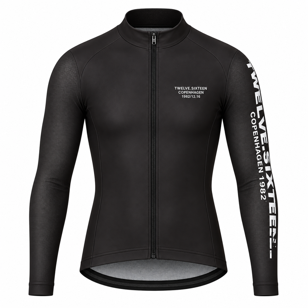 Men Sky Long Jersey Black / Cykeltrøje