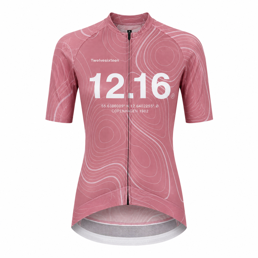 Women's Sky Jersey Grafik Rosa / Dame Cykeltrøje