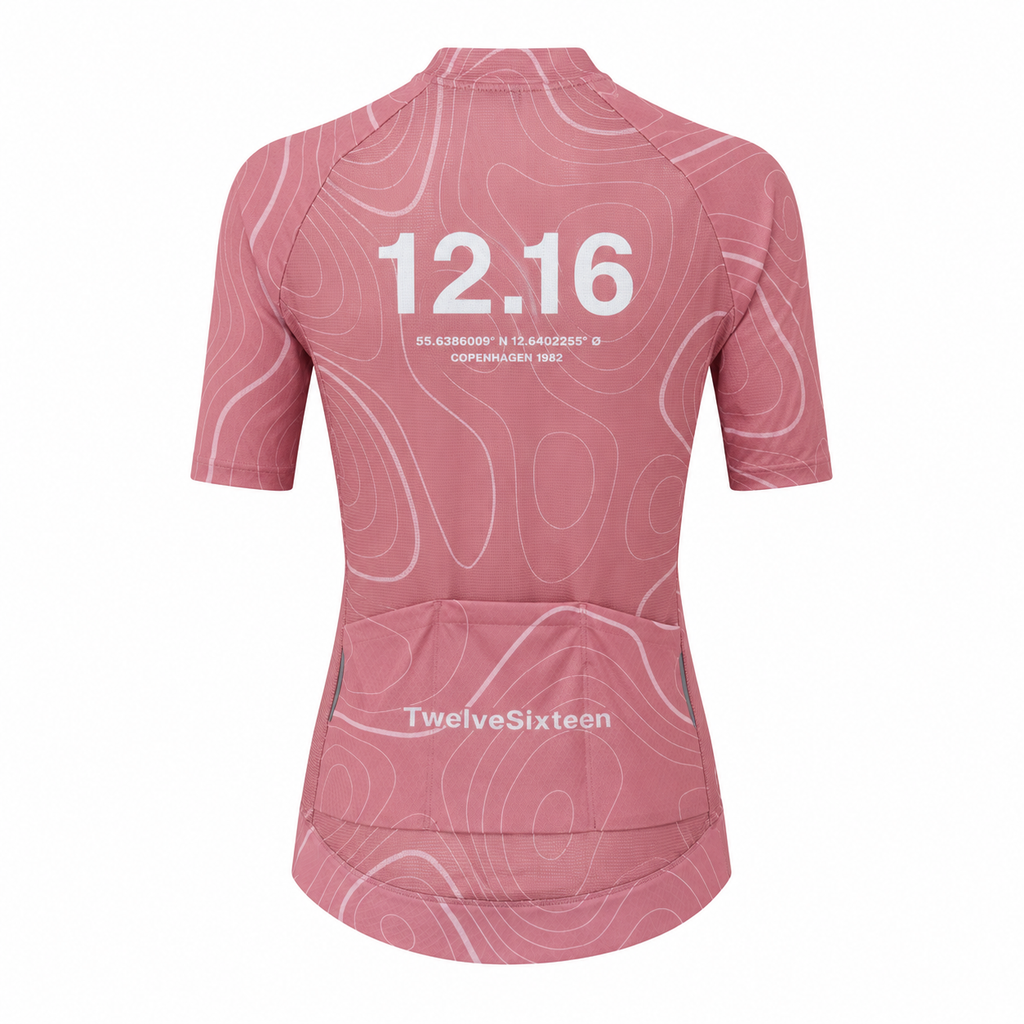 Women's Sky Jersey Grafik Rosa / Dame Cykeltrøje