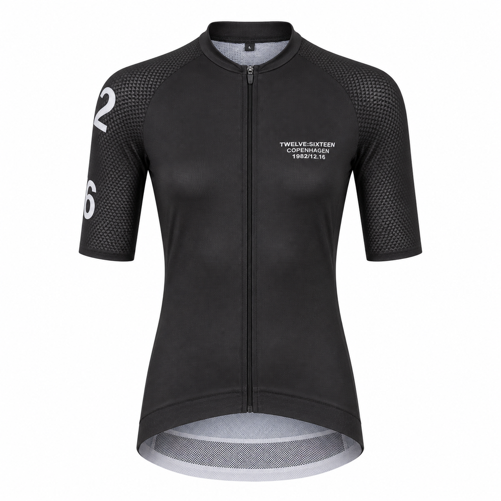 Women's Sky Jersey Black / Dame Cykeltrøje