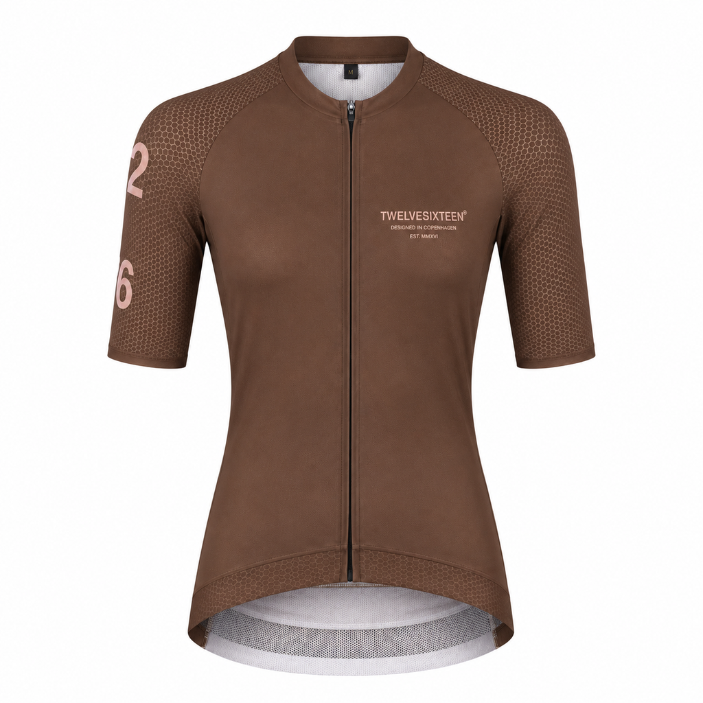 Women's Sky Pro Jersey Brown / Dame Cykeltrøje