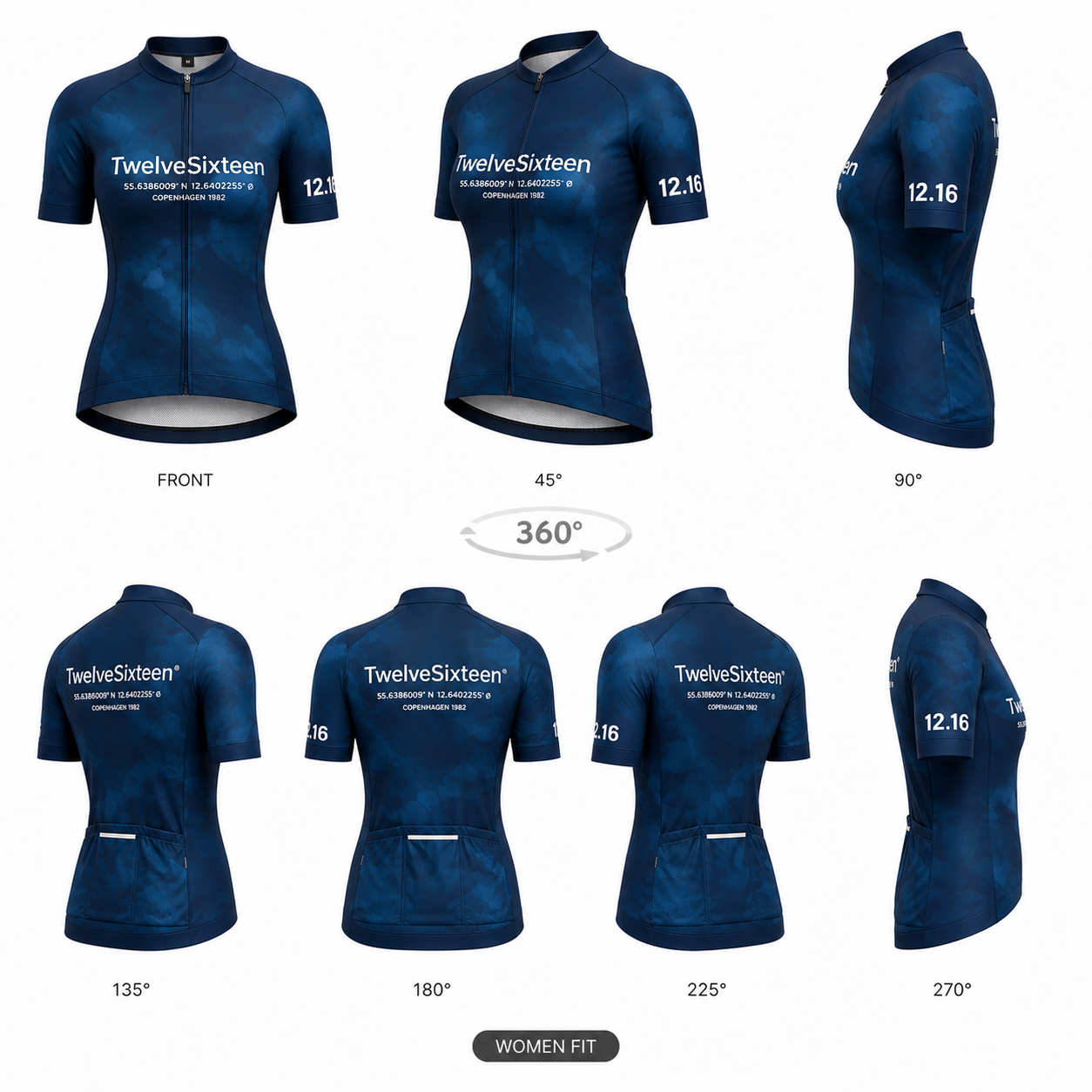 Women's Sky Pro Jersey Multi Blue Grafik | Herre Cykeltrøje