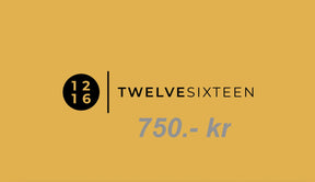 TwelveSixteen Gavekort 750.- Kr