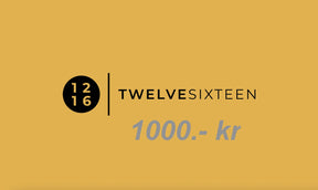 TwelveSixteen Gavekort 1000.- Kr