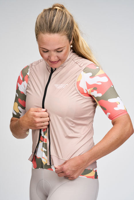 Twelve Sixteen Cykelvest Sky Pro Beige Kvinder Fit