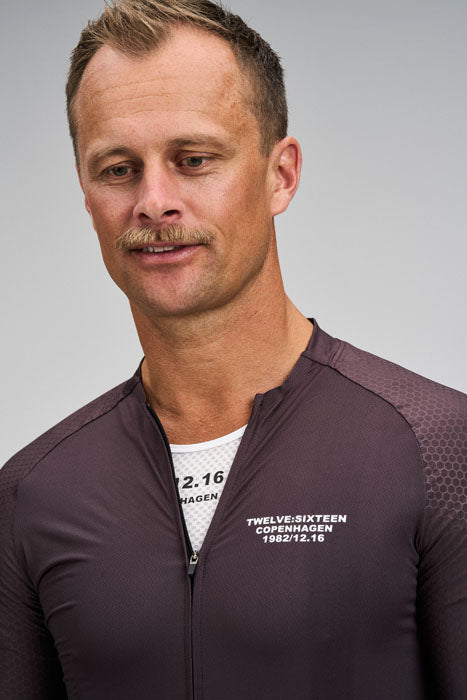 Men's Sky Pro Jersey Dark Brown   / Herre Cykeltrøje