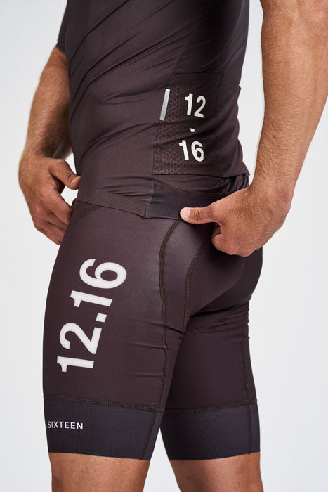 Twelve Sixteen Cykelbukser Sky Pro Mørke Brune Recycled Fabric