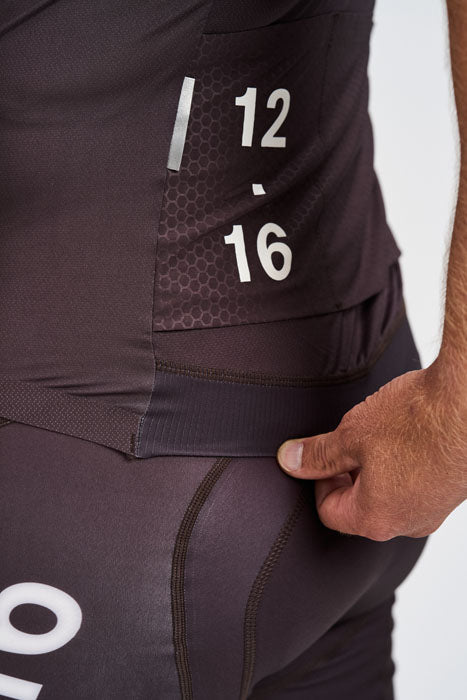 Men's Sky Pro Jersey Dark Brown   / Herre Cykeltrøje