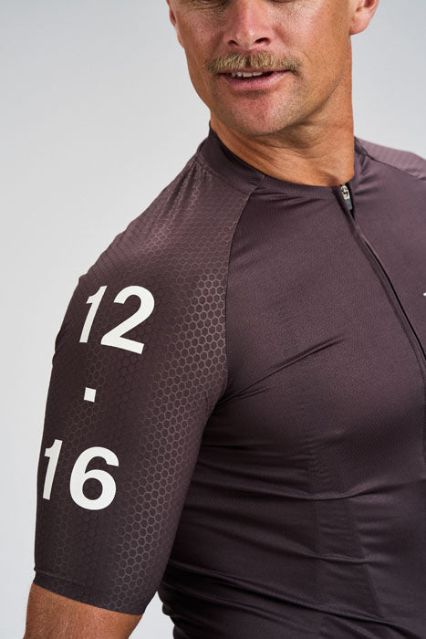 Men's Sky Pro Jersey Dark Brown   / Herre Cykeltrøje