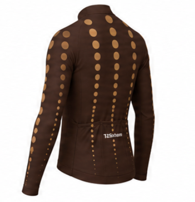 Men's Sky Long Jersey Brown / Cykeltrøje