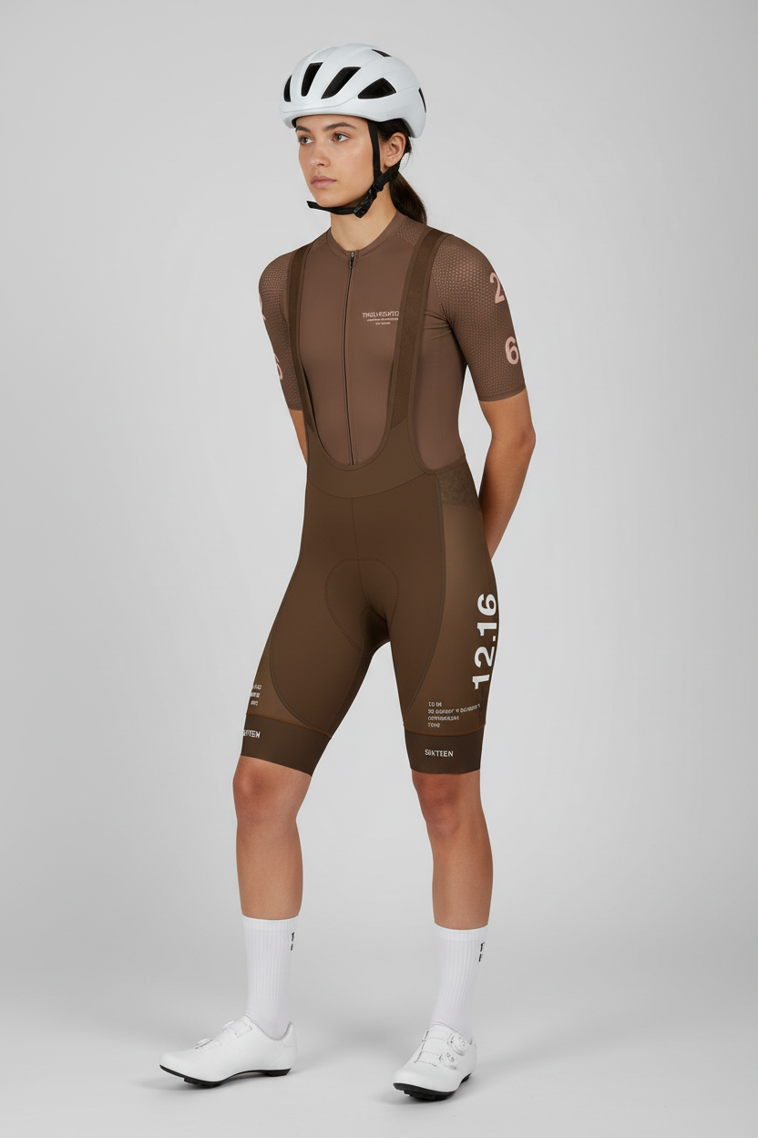 Women's Sky Pro Jersey Brown / Dame Cykeltrøje