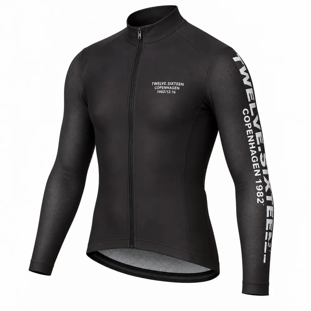 Men Sky Long Jersey Black / Cykeltrøje - Lang Cykeltrøje