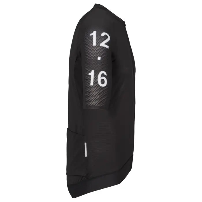 Black  jersey with 12.16 numbers