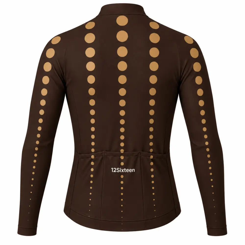 Men’s Sky Long Jersey Brown / Cykeltrøje - Lang Cykeltrøje