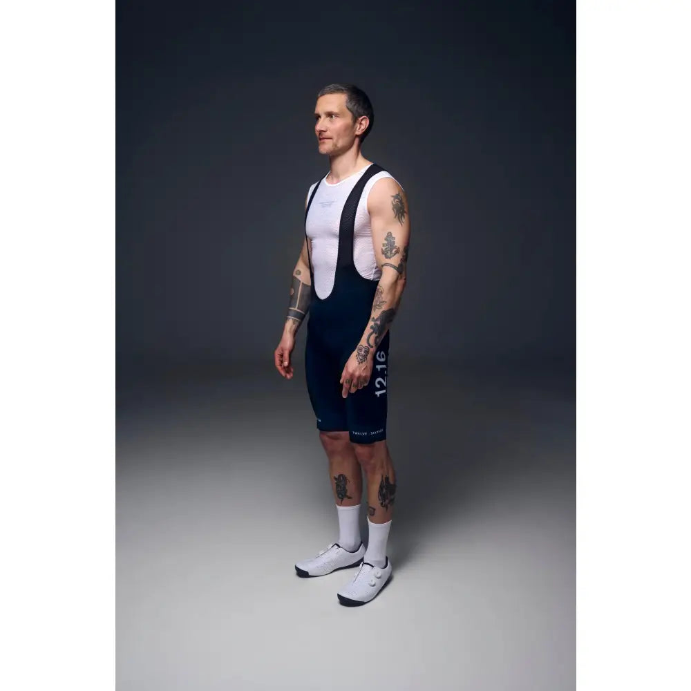 Men’s Sky Pro Bibs (Long Legs) Recycled Black - Cykelbukser